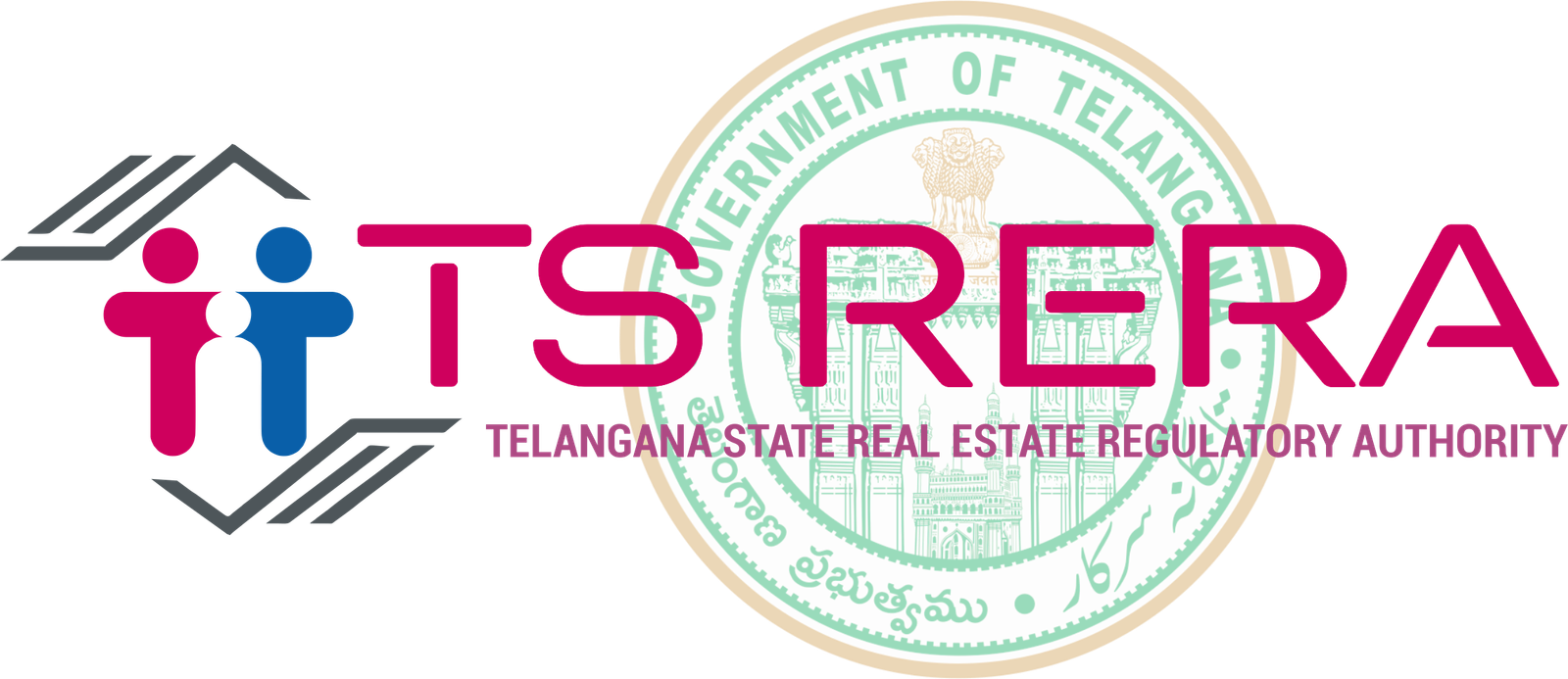 Telangana RERA (Real Estate Regulatory Authority) registration badge graphic for Fortune Towers, registration number P01100010672.
